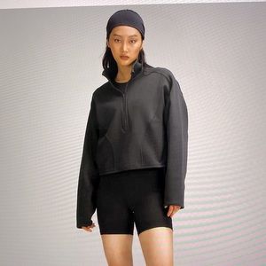 Lululemon Mixed Fabric Half-Zip Pullover